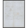 41230 Lettre LAC Allemagne Deutschland Hamburg Tour-T strasbourg 1847 cette France marque d'entree Vorlaufer