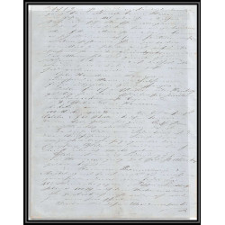 41230 Lettre LAC Allemagne Deutschland Hamburg Tour-T strasbourg 1847 cette France marque d'entree Vorlaufer