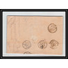 41234 Lettre LAC Allemagne Deutschland Hamburg Tour-T strasbourg 1847 cette France marque d'entree Vorlaufer