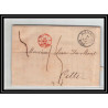 41235 Lettre LAC Allemagne Deutschland Hamburg Tour-T strasbourg 1847 cette France marque d'entree Vorlaufer