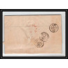 41235 Lettre LAC Allemagne Deutschland Hamburg Tour-T strasbourg 1847 cette France marque d'entree Vorlaufer