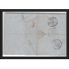 41246 Lettre LAC Allemagne Deutschland Hamburg Tour-T VALENCIENNES 1856 cette France marque d'entree Vorlaufer