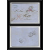 41258 Lettre LAC Allemagne Deutschland Bremen prusse forbach 1868 cette herault France marque d'entree Vorlaufer
