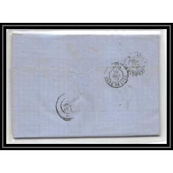 41258 Lettre LAC Allemagne Deutschland Bremen prusse forbach 1868 cette herault France marque d'entree Vorlaufer