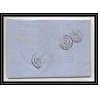 41258 Lettre LAC Allemagne Deutschland Bremen prusse forbach 1868 cette herault France marque d'entree Vorlaufer