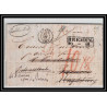 41263 Lettre LAC Allemagne Deutschland Bremen 1845 cette herault France marque d'entree Vorlaufer