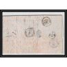 41263 Lettre LAC Allemagne Deutschland Bremen 1845 cette herault France marque d'entree Vorlaufer