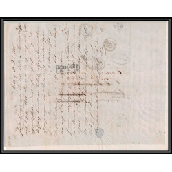 41263 Lettre LAC Allemagne Deutschland Bremen 1845 cette herault France marque d'entree Vorlaufer