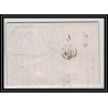 41265 Lettre LAC Allemagne Deutschland Bremen Tour-T VALENCIENNES CPR3 1845 cette herault France marque d'entree