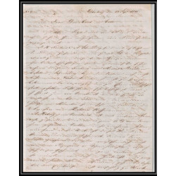 41265 Lettre LAC Allemagne Deutschland Bremen Tour-T VALENCIENNES CPR3 1845 cette herault France marque d'entree