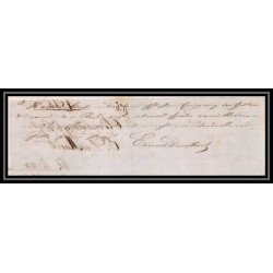 41265 Lettre LAC Allemagne Deutschland Bremen Tour-T VALENCIENNES CPR3 1845 cette herault France marque d'entree