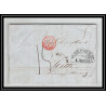 41283 Lettre LAC Allemagne Deutschland Bremen Tour-T VALENCIENNES CPR3 1848 cette herault France marque d'entree