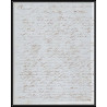 41283 Lettre LAC Allemagne Deutschland Bremen Tour-T VALENCIENNES CPR3 1848 cette herault France marque d'entree