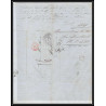 41284 Lettre LAC Allemagne Deutschland Bremen Tour-T VALENCIENNES CPR3 1847 cette herault France marque d'entree