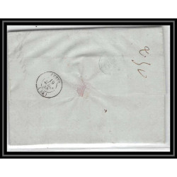 41287 Lettre LAC Allemagne Deutschland Bremen Tour-T VALENCIENNES CPR3 1848 cette route moulins France marque d'entree