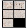 41296 Lettre LAC Allemagne Deutschland Bremen Tour-T strasbourg 1845 cette herault France marque d'entree Vorlaufer
