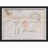 41306 Lettre LAC Allemagne Deutschland Bremen Tour-T strasbourg 1845 cette herault France marque d'entree Vorlaufer