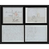 41311 Lettre LAC Allemagne Deutschland Crefeld prusse givet CPR2 1845 cette herault France marque d'entree Vorlaufer