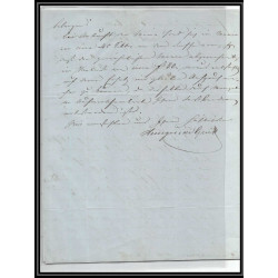 41311 Lettre LAC Allemagne Deutschland Crefeld prusse givet CPR2 1845 cette herault France marque d'entree Vorlaufer