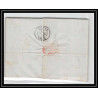 41312 Lettre LAC Allemagne Deutschland Crefeld prusse forbach CPR2 1844 cette herault France marque d'entree Vorlaufer