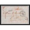 41320 Lettre LAC Allemagne Deutschland Mainz Tour-T strasbourg 1844 TTR2 cette herault France marque d'entree Vorlaufer