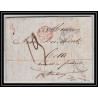 41321 Lettre LAC Allemagne Deutschland Mainz Tour-T strasbourg 1848 cette herault France marque d'entree Vorlaufer