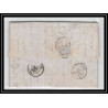 41321 Lettre LAC Allemagne Deutschland Mainz Tour-T strasbourg 1848 cette herault France marque d'entree Vorlaufer