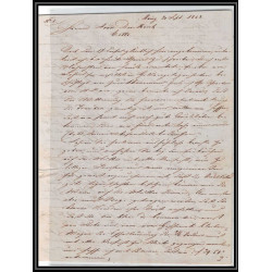 41321 Lettre LAC Allemagne Deutschland Mainz Tour-T strasbourg 1848 cette herault France marque d'entree Vorlaufer