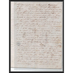 41321 Lettre LAC Allemagne Deutschland Mainz Tour-T strasbourg 1848 cette herault France marque d'entree Vorlaufer