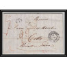 41323 Lettre LAC Allemagne Deutschland dusseldorf CPR2 1844 cette herault France marque d'entree