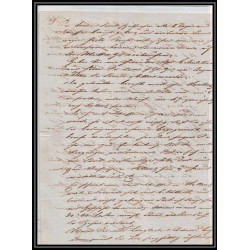 41323 Lettre LAC Allemagne Deutschland dusseldorf CPR2 1844 cette herault France marque d'entree