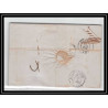 41327 Lettre LAC Allemagne Deutschland quackenbruck Tour-T strasbourg TT 1845 cette herault France marque d'entree