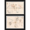 41331 Lettre LAC Allemagne Deutschland Varel Bremen TT Tour-T strasbourg 1846 cette herault France marque d'entree