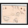 41332 Lettre LAC Allemagne Deutschland Varel Bremen TT DOUBLE FRAPPE Tour-T strasbourg 1846 cette France marque d'entree