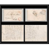 41336 Lettre LAC Allemagne Deutschland Varel Bremen Tour-T VALENCIENNES 1845 cette herault France marque d'entree