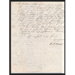 41336 Lettre LAC Allemagne Deutschland Varel Bremen Tour-T VALENCIENNES 1845 cette herault France marque d'entree