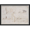 41341 Lettre LAC Allemagne Deutschland wismar Hamburg Tour-T strasbourg TT 1845 cette herault France marque d'entree