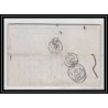 41341 Lettre LAC Allemagne Deutschland wismar Hamburg Tour-T strasbourg TT 1845 cette herault France marque d'entree