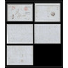 41345 Lettre LAC Allemagne Deutschland Oldenburg Bremen prusse VALENCIENNES 1848 cette herault France marque d'entree