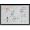 41345 Lettre LAC Allemagne Deutschland Oldenburg Bremen prusse VALENCIENNES 1848 cette herault France marque d'entree