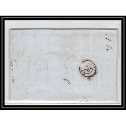 41345 Lettre LAC Allemagne Deutschland Oldenburg Bremen prusse VALENCIENNES 1848 cette herault France marque d'entree