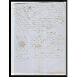 41345 Lettre LAC Allemagne Deutschland Oldenburg Bremen prusse VALENCIENNES 1848 cette herault France marque d'entree