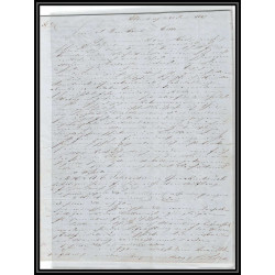 41347 Lettre LAC Allemagne Deutschland Oldenburg Bremen Tour-T strasbourg 1847 cette herault France marque d'entree