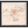 41349 Lettre LAC Allemagne Deutschland Oldenburg Bremen Tour-T strasbourg 1847 cette France marque d'entree Vorlaufer