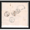 41349 Lettre LAC Allemagne Deutschland Oldenburg Bremen Tour-T strasbourg 1847 cette France marque d'entree Vorlaufer