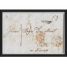 41373 Lettre LAC Allemagne Deutschland Cassel gare Tour-T strasbourg 1849 cette herault France marque d'entree Vorlaufer