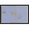 41375 Lettre LAC Allemagne Deutschland Rheda prusse Erquelines 1867 cette herault France marque d'entree Vorlaufer