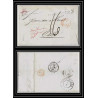 41377 Lettre LAC Allemagne Deutschland quackenbruck quakenbruck prusse VALENCIENNES 1849 cette France marque d'entree