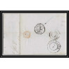 41377 Lettre LAC Allemagne Deutschland quackenbruck quakenbruck prusse VALENCIENNES 1849 cette France marque d'entree