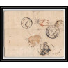 41384 Lettre LAC Allemagne Deutschland wismar Hamburg Tour-T strasbourg TT 1847 cette France marque d'entree Vorlaufer